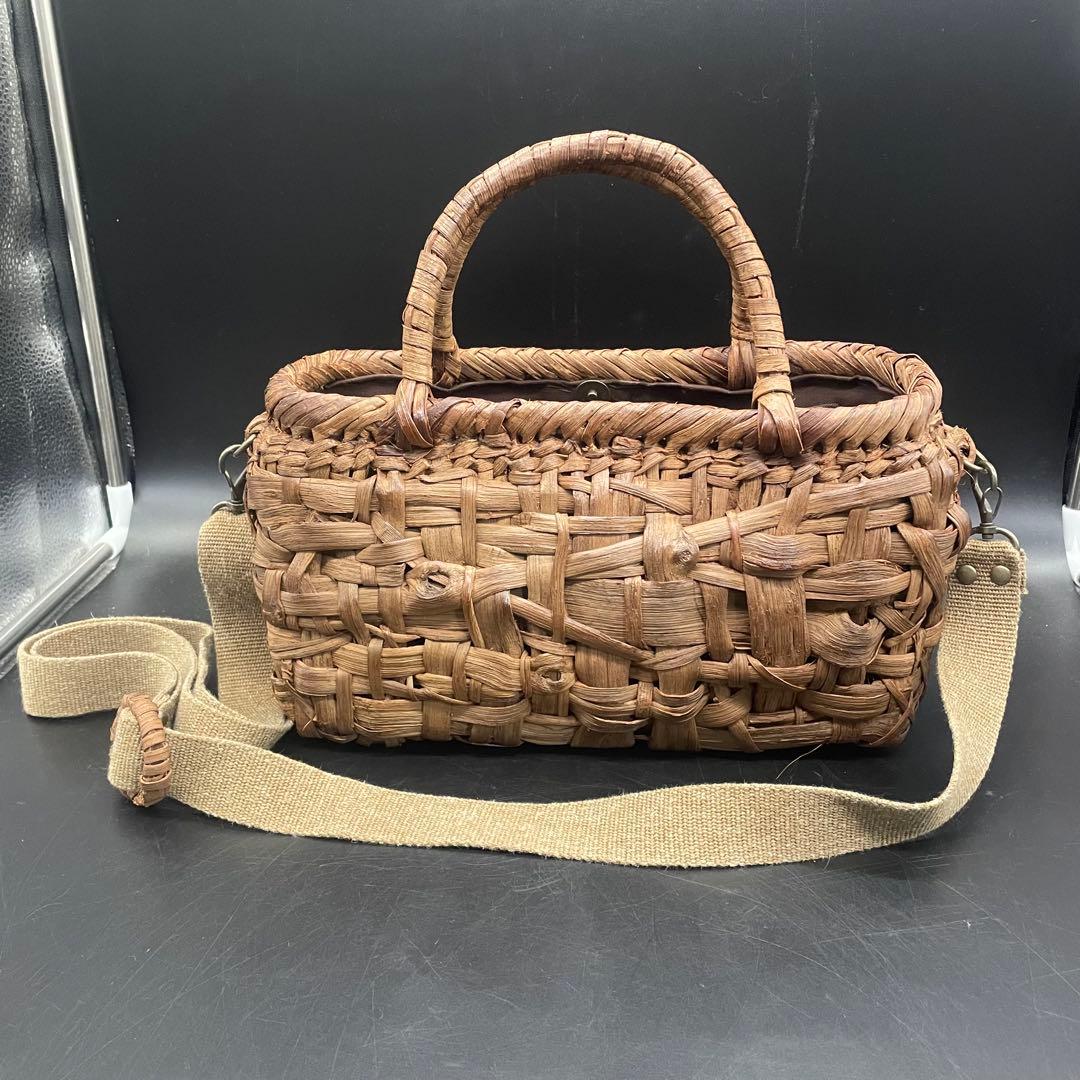 U1157 山葡萄 かごバッグ 国産 2way