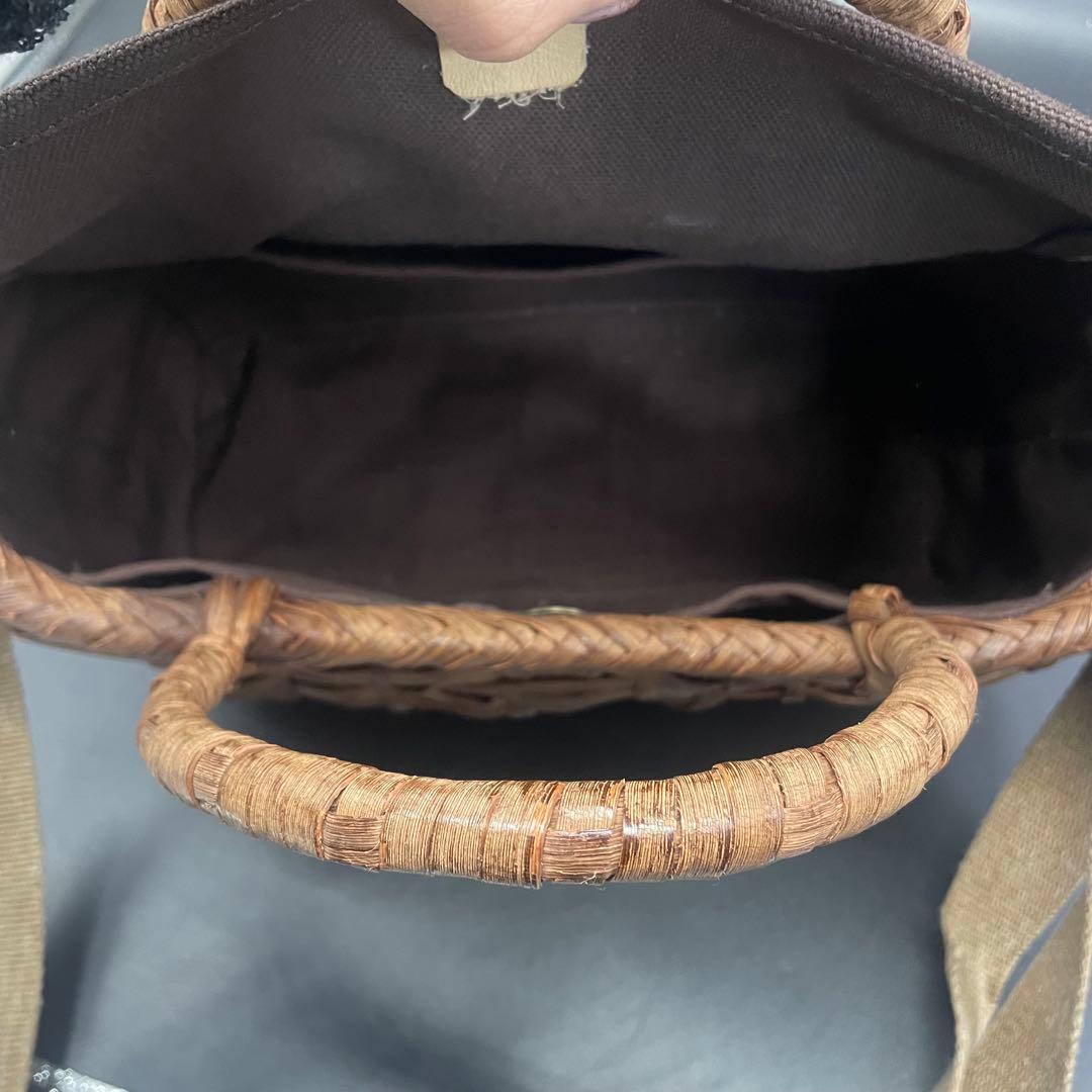 U1157 山葡萄 かごバッグ 国産 2way