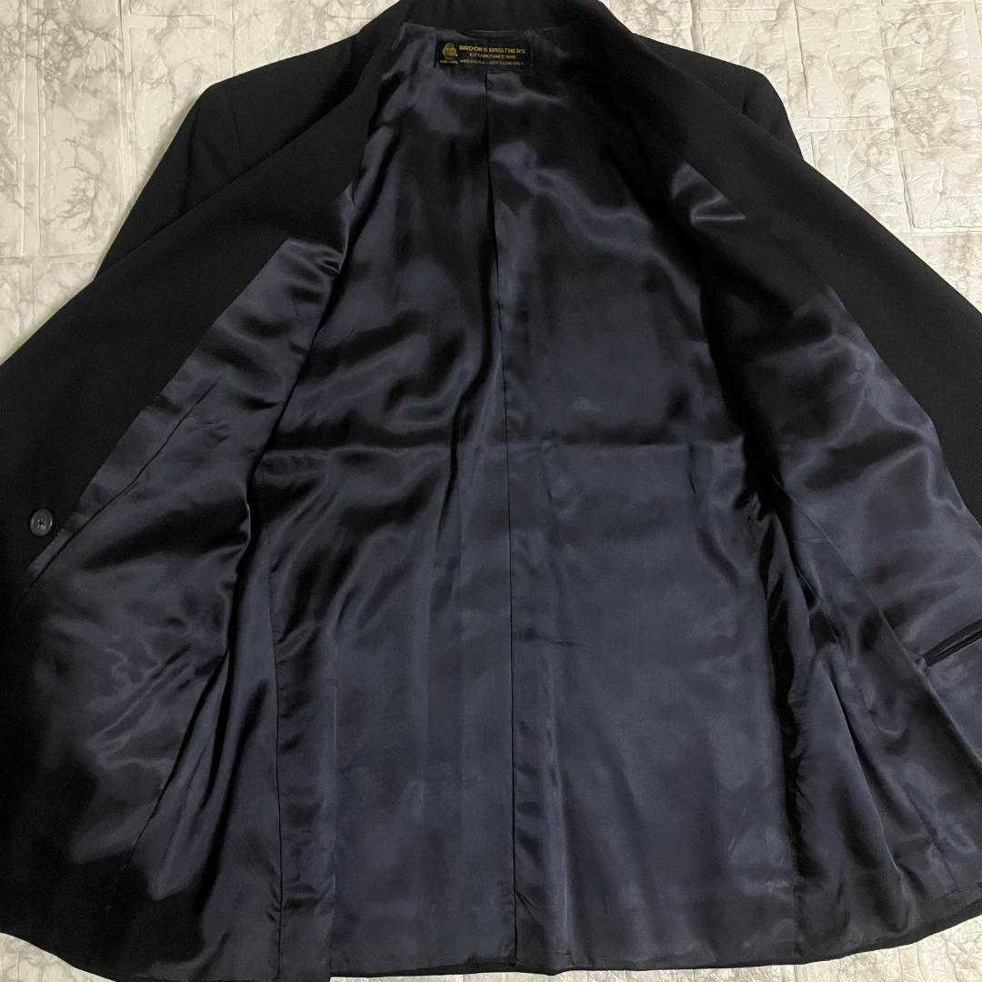 極美品◎ブルックスブラザーズ 紺ブレ ダブル 金ボタン 6釦 USA製