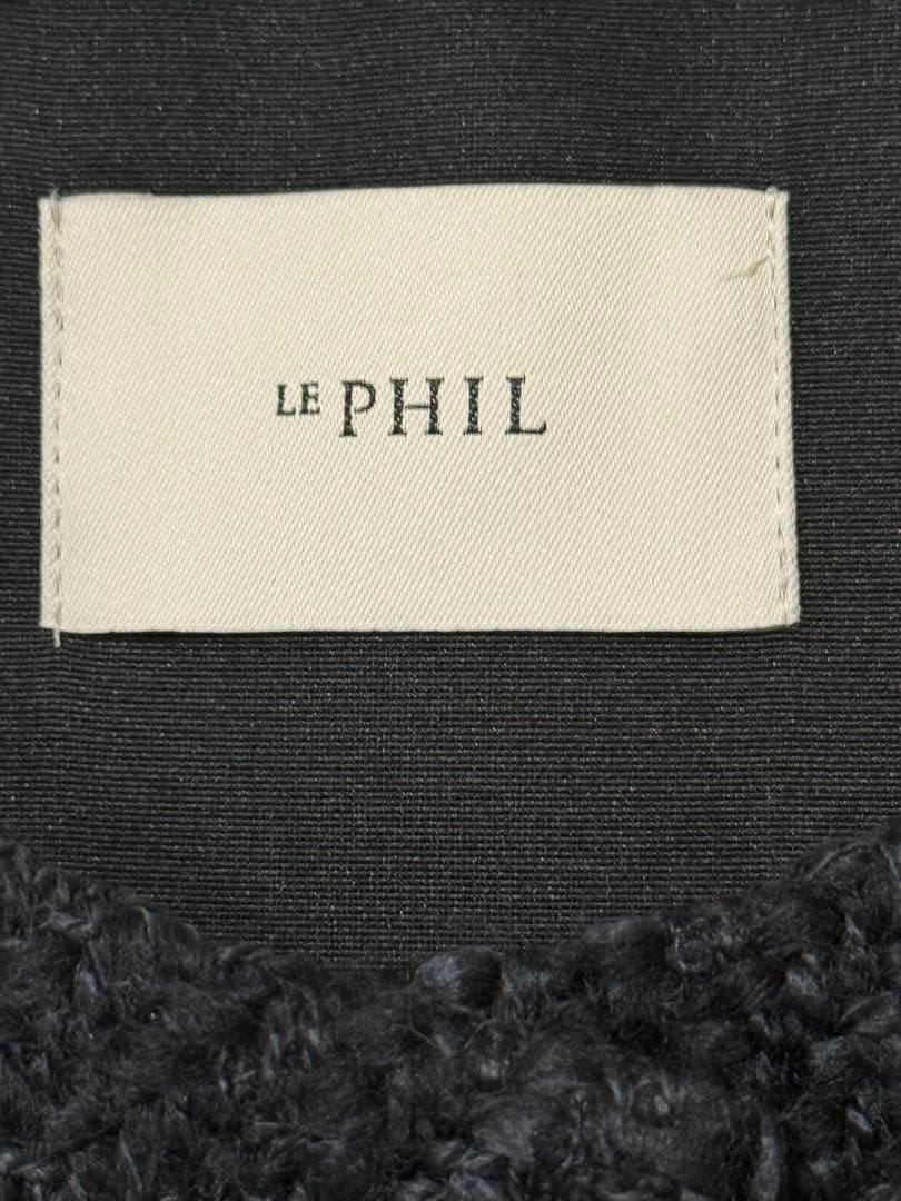 未使用完売 LE PHIL ルフィル ロービングツィードティアードジレ フリル