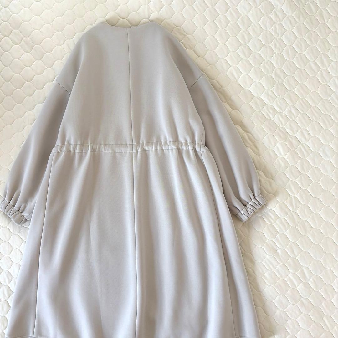 【24SS美品】BEARDSLEY ダンボールギャザーコート　ベージュ