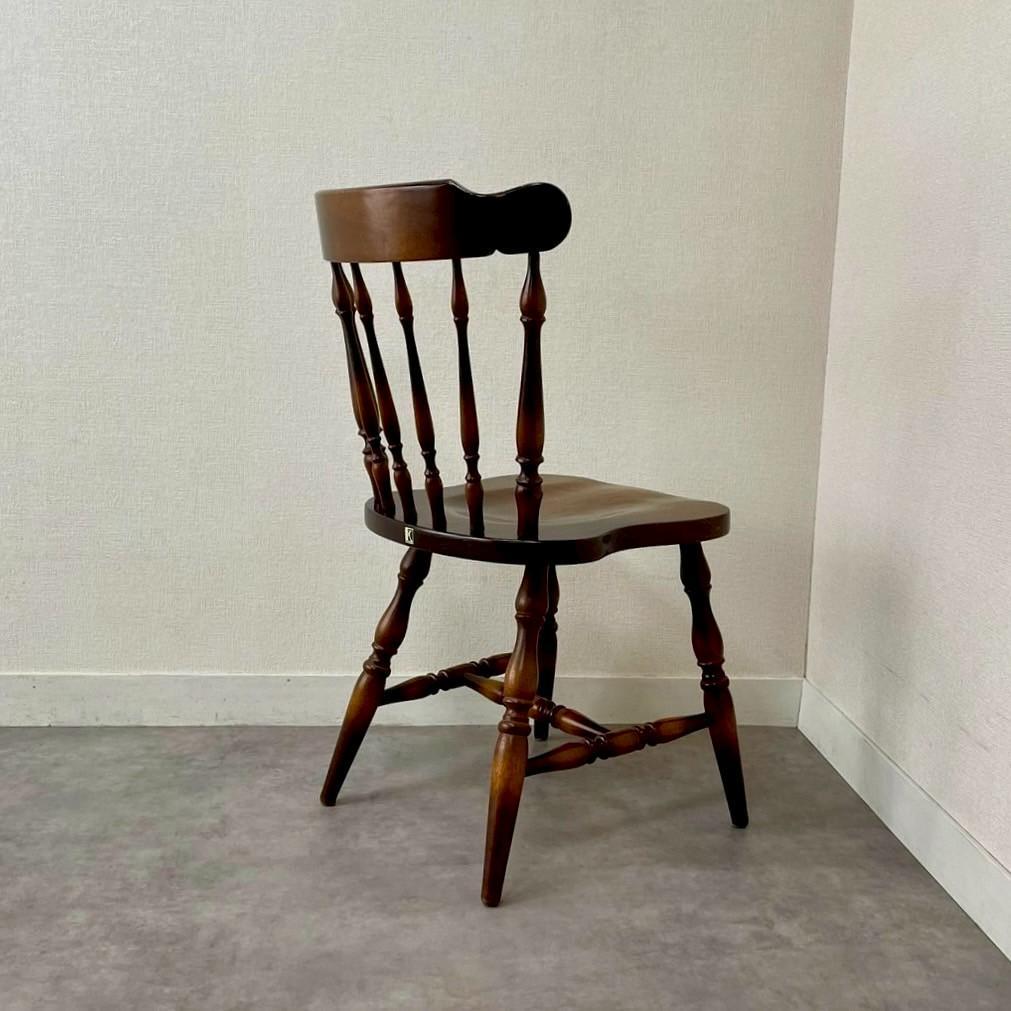 飛騨産業 キツツキマーク ウィンザーチェア 無垢材 国産家具 ヴィンテージ B