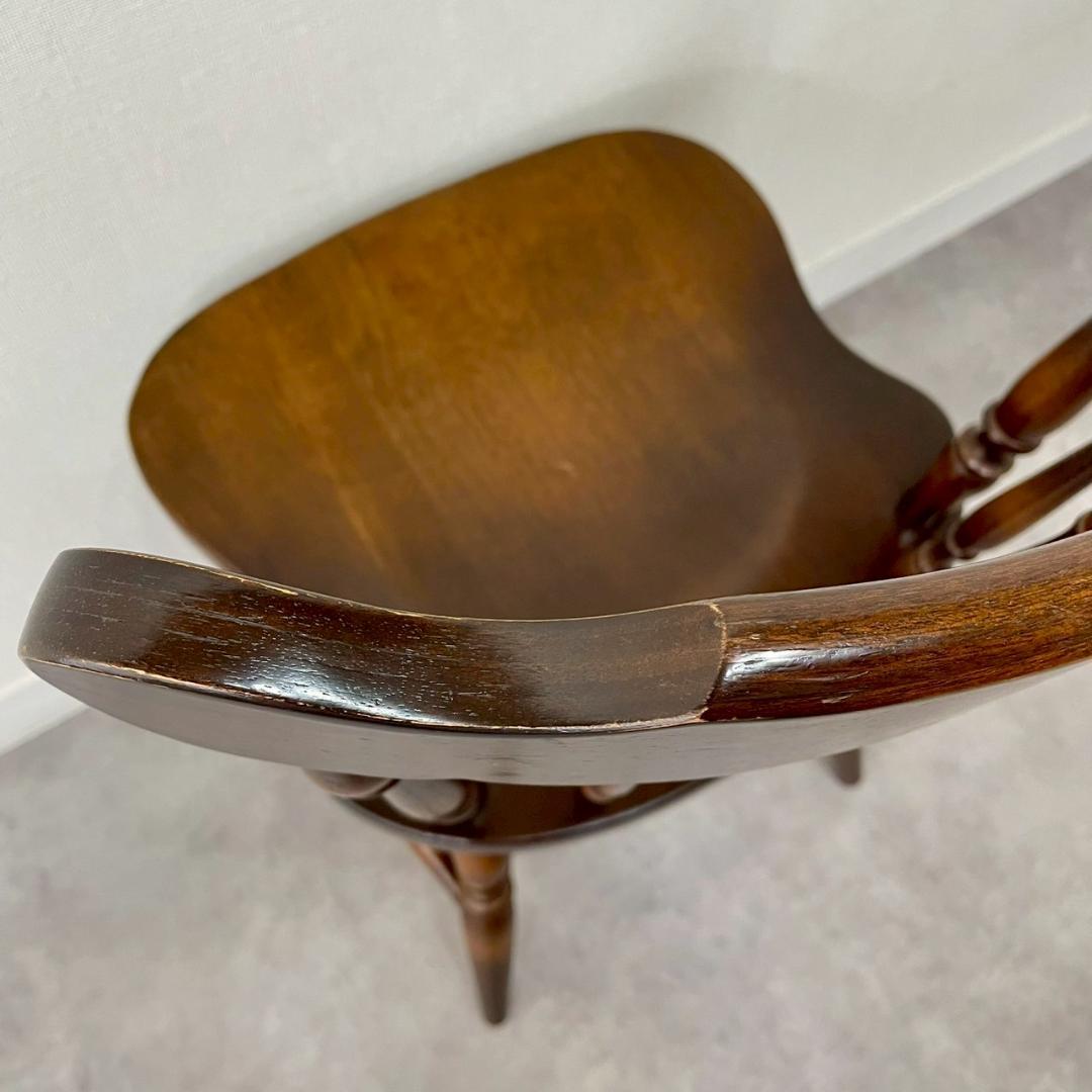 飛騨産業 キツツキマーク ウィンザーチェア 無垢材 国産家具 ヴィンテージ B