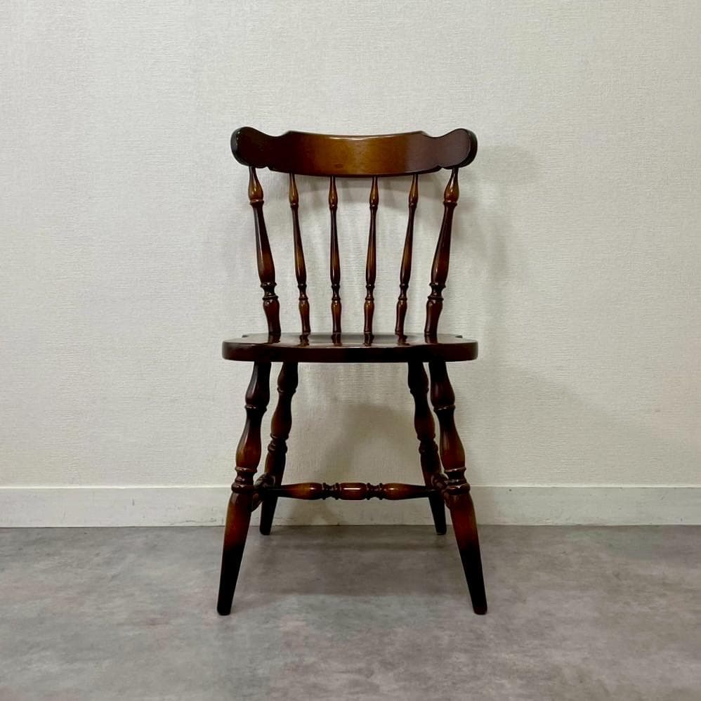 飛騨産業 キツツキマーク ウィンザーチェア 無垢材 国産家具 ヴィンテージ B