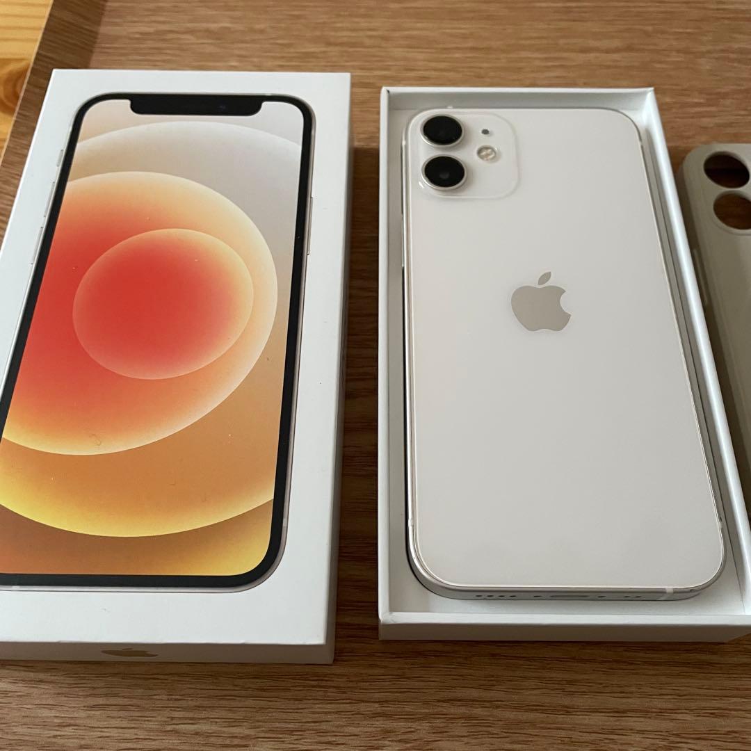 iPhone12mini 本体 64GB スターライト ☆付属品・箱・おまけ付き
