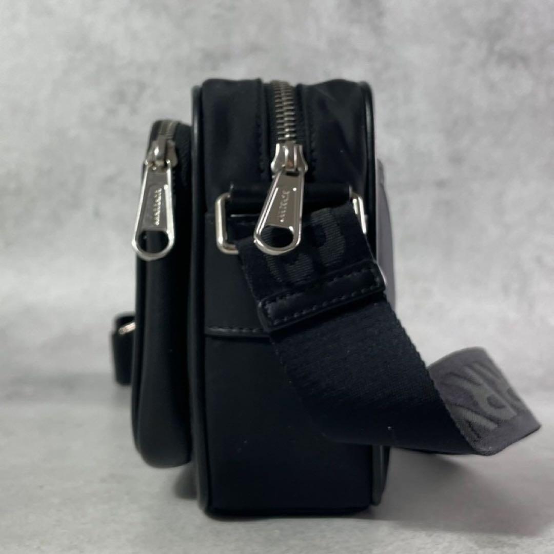 【大人気】BURBERRY ボディバッグ クロスボディ ウエストポーチ ロゴ 黒