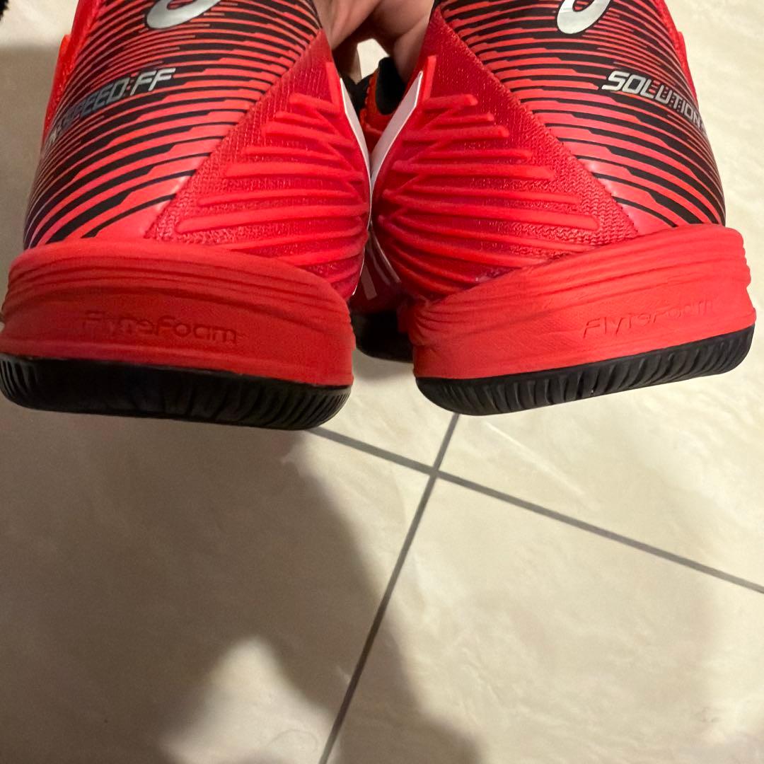 ASICS Solution Speed FF 2 レッド テニスシューズ