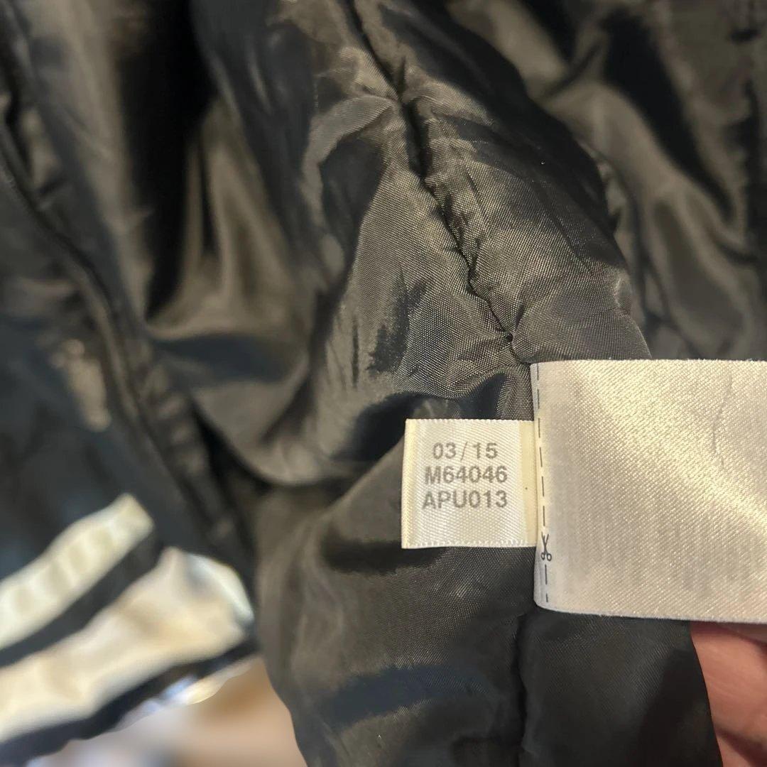 激安　adidas FCR 91 ロダンジュ ベンチコート 黒　ナイロン　中綿