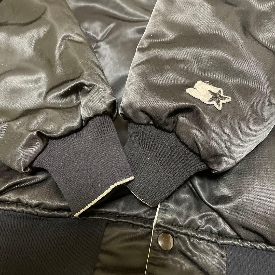 RAIDERS NFL スタジャン シルバー　ブラックのリバーシブル