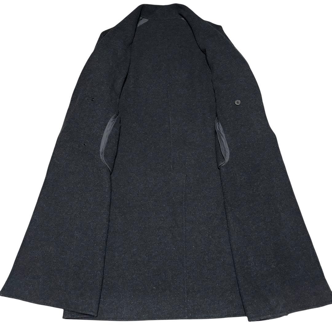 極美品 23AW LIDNM SHAWL COLLAR REVER COAT L