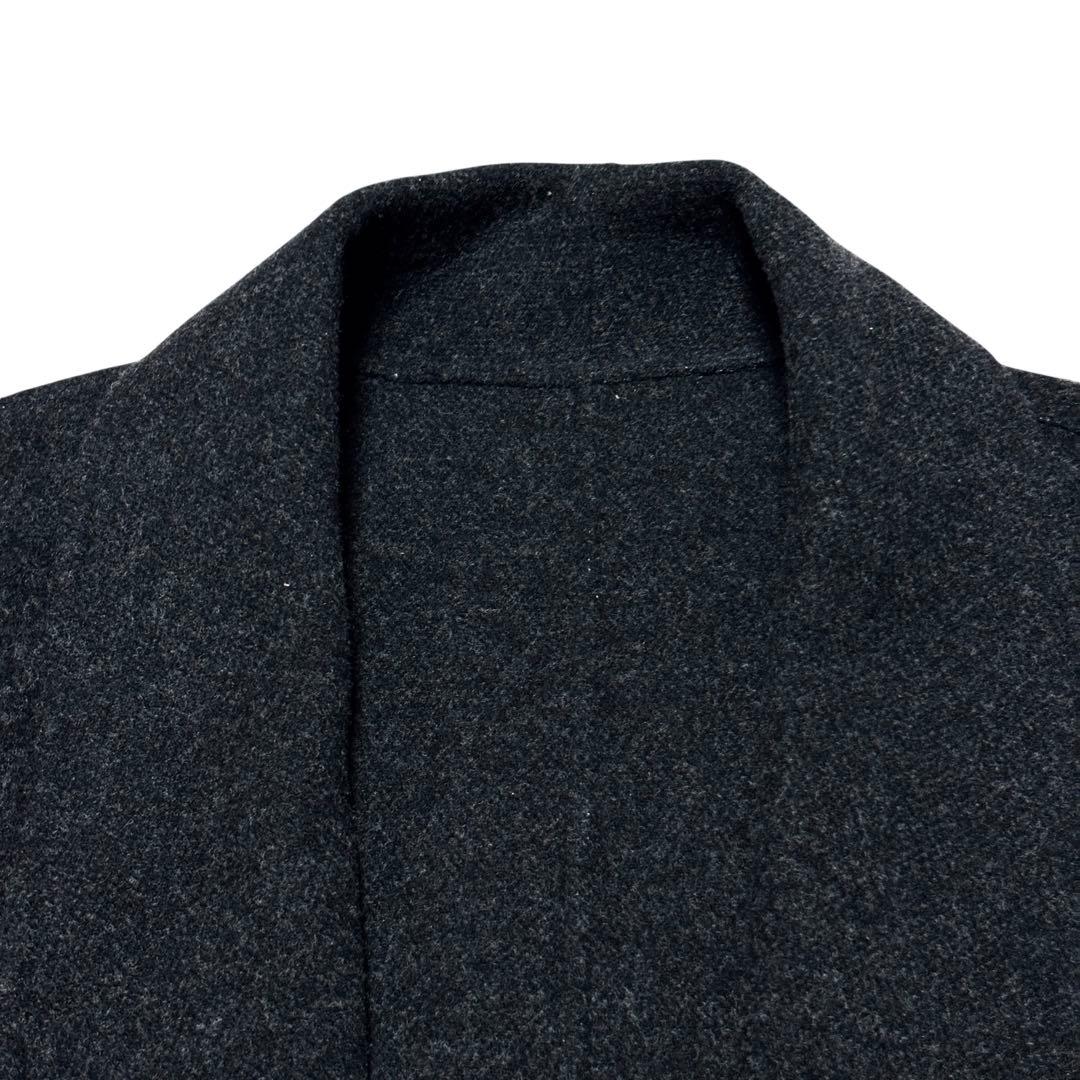 極美品 23AW LIDNM SHAWL COLLAR REVER COAT L