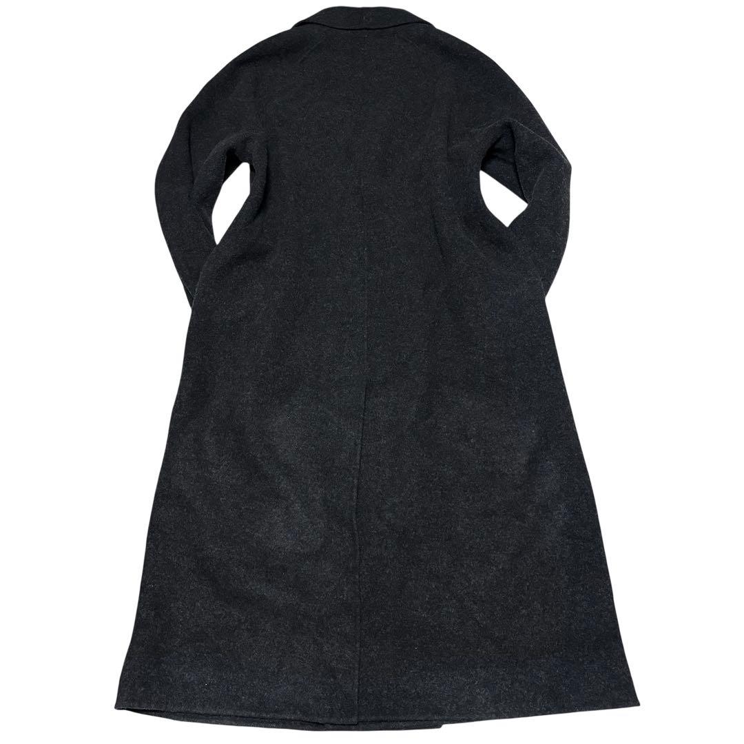 極美品 23AW LIDNM SHAWL COLLAR REVER COAT L