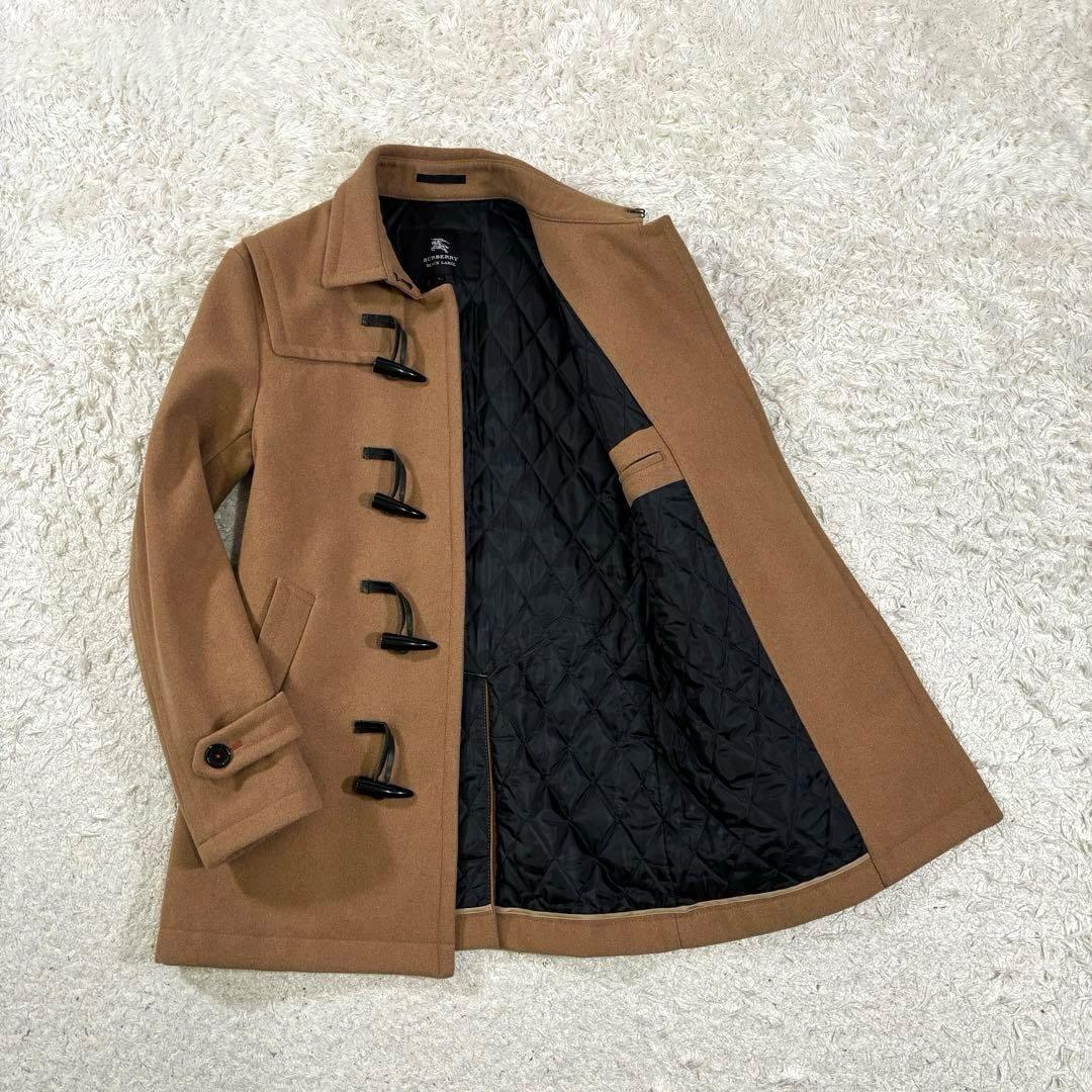 美品　バーバリーブラックレーベル　キルティング　ダッフルコート　L