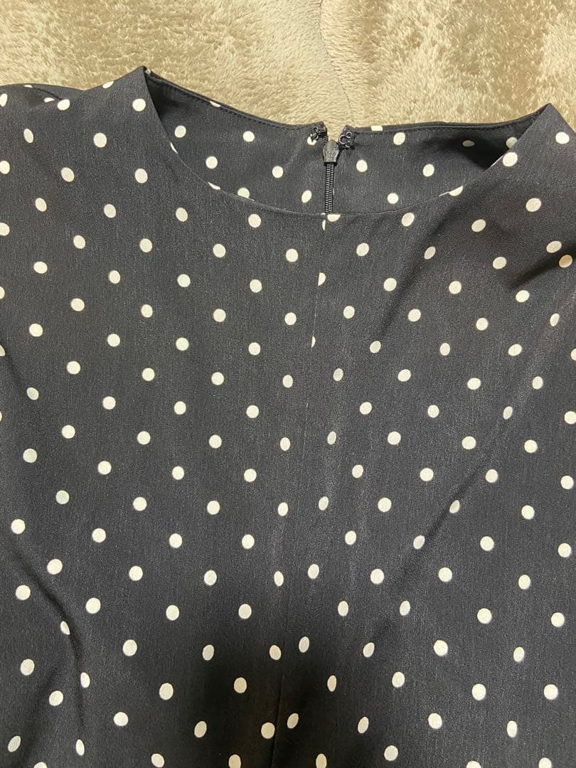 【週末限定】trefle＋1 スタイリッシュドットサロペット（水玉）