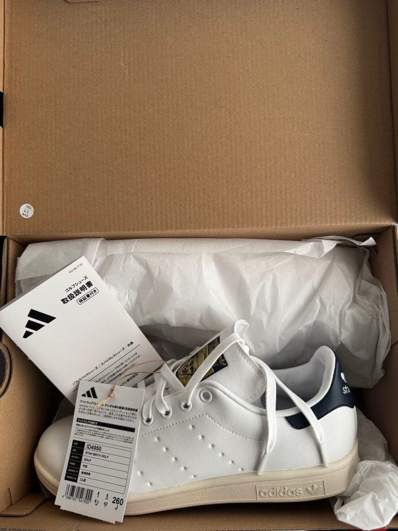 adidas スタン・スミスゴルフ J260