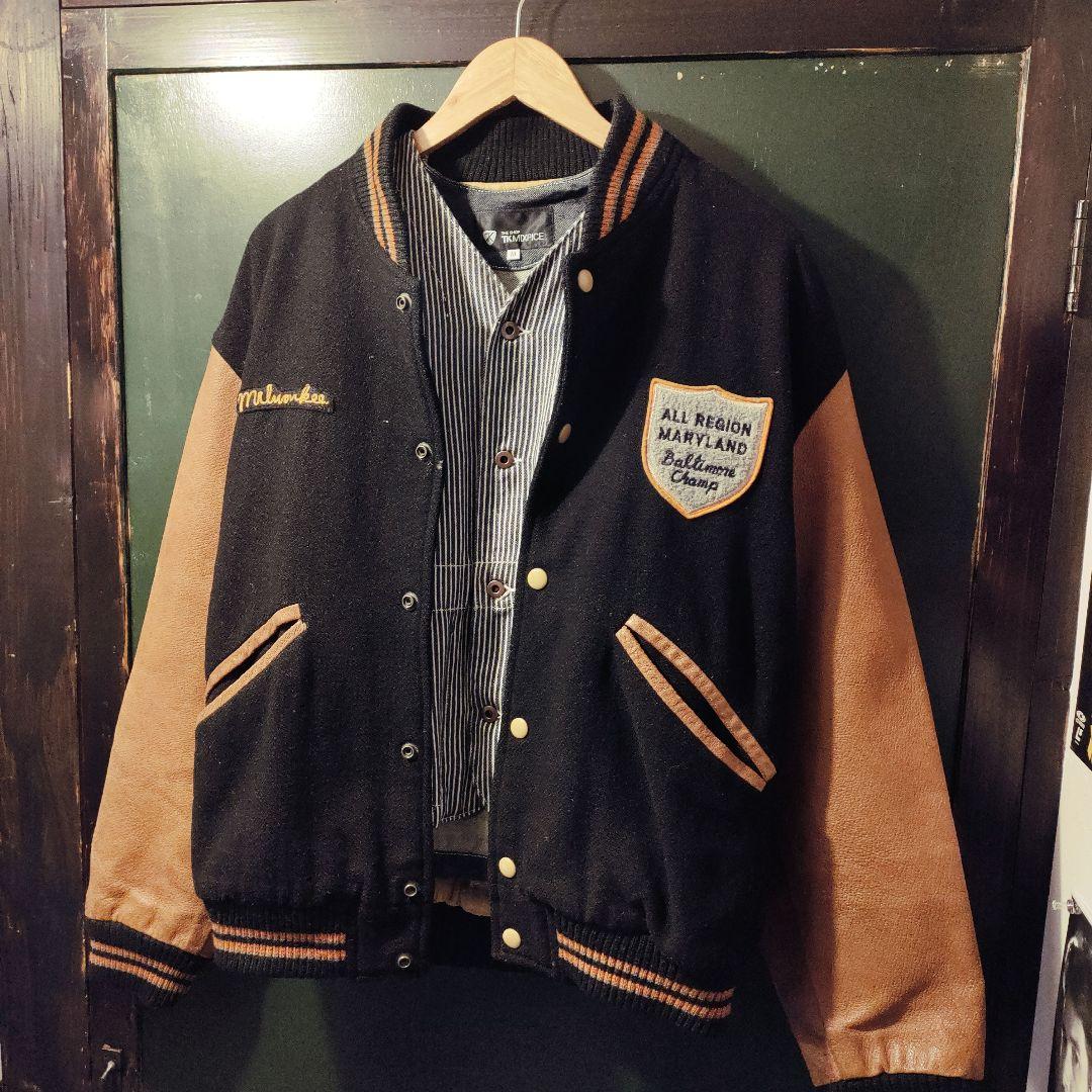 最終値下げ！古着購入 ビンテージスタジャン！ アイビー ラルフローレン