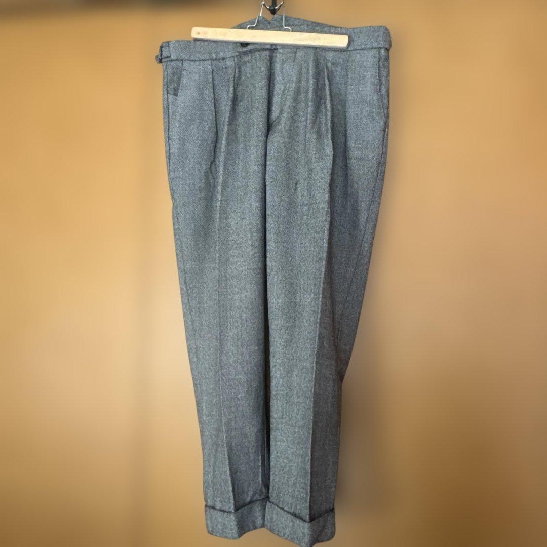 ベルウィッチBERWICH スコッチ　グレー スラックス 50