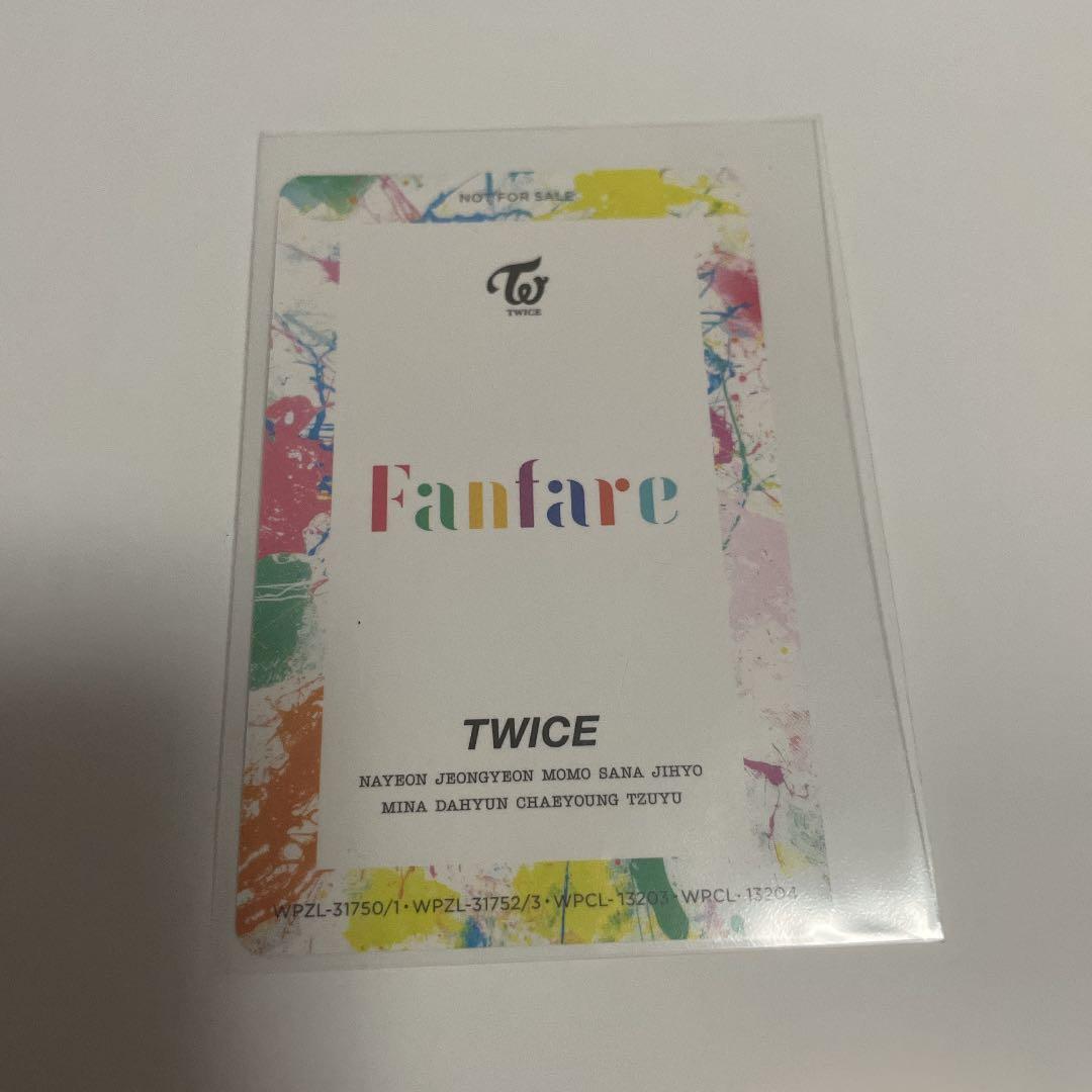 TWICE fanfare ハイタッチ トレカ ミナ