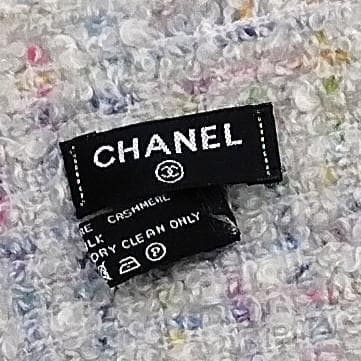 シャネル❤パステルカラー マフラー❤グレー