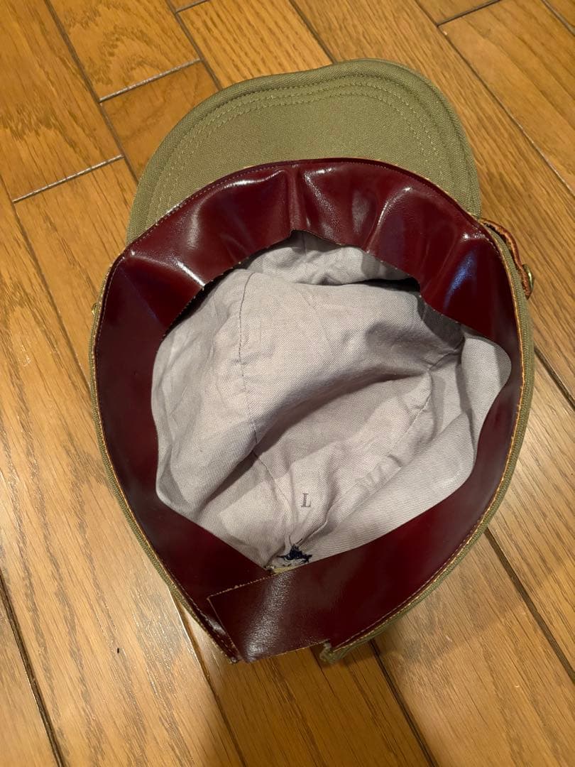 あ*ど様 ブラウン ヘルメット グリーンネット付き