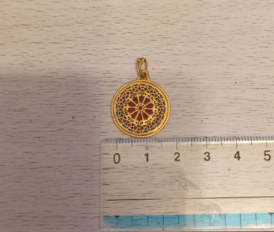 サント・シャペル礼拝堂　 ステンドグラス　ペンダントトップ