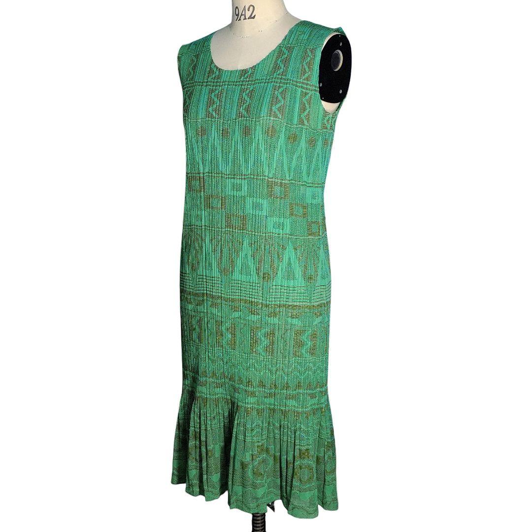 ☆ プリーツプリーズ イッセイミヤケ インナー付き メッシュ ワンピース ☆