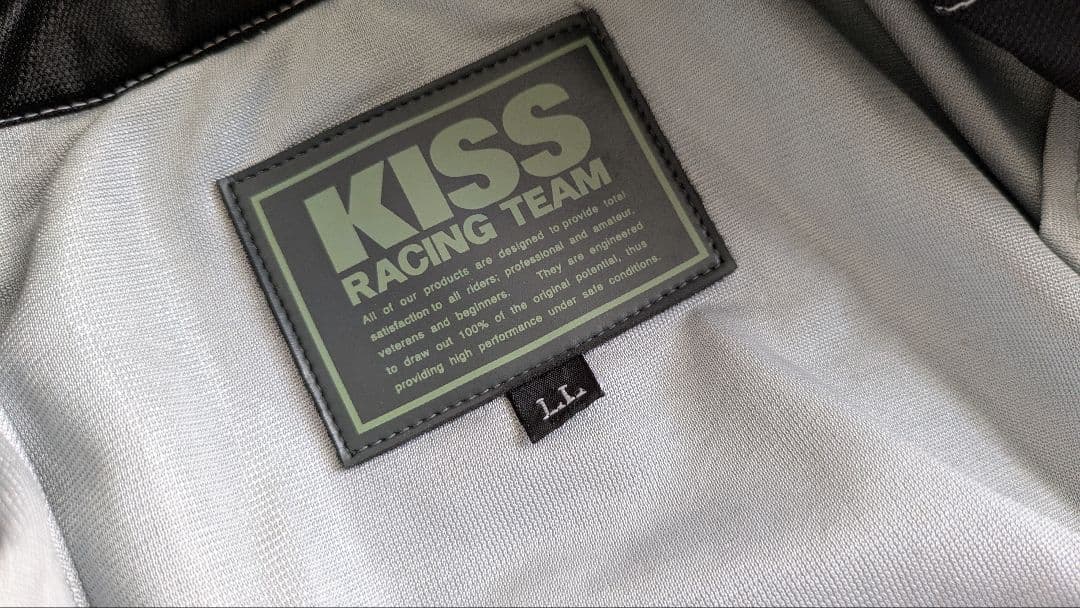 キスレーシング　ナイロンジャケット　レーシングジャケット　黒　ヴィンテージ