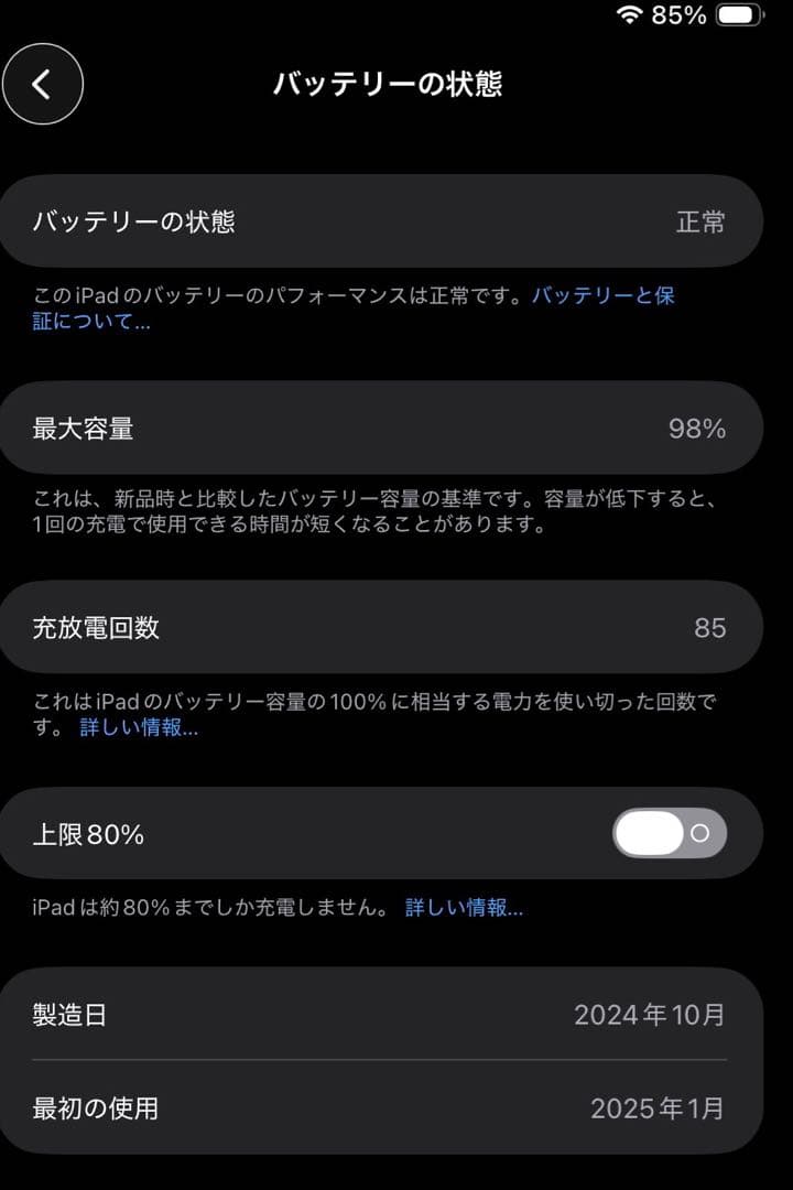 Apple iPad mini (A17 Pro)128GBスペースグレイ