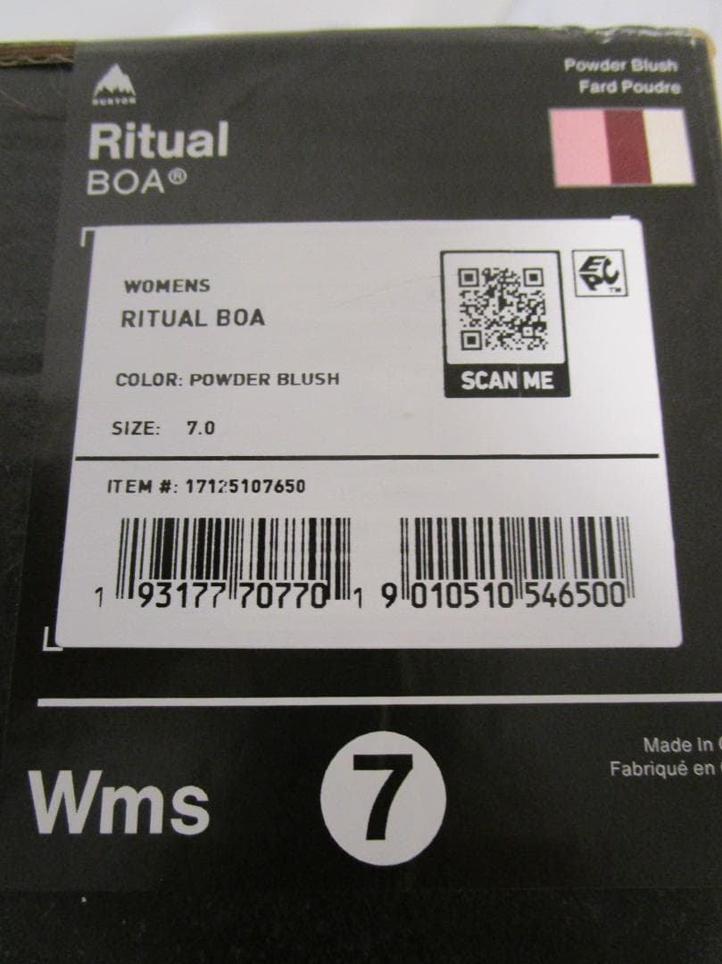 n*u様 バートン 2023-24　ウィメンズ リチュアル BOA® スノーボー