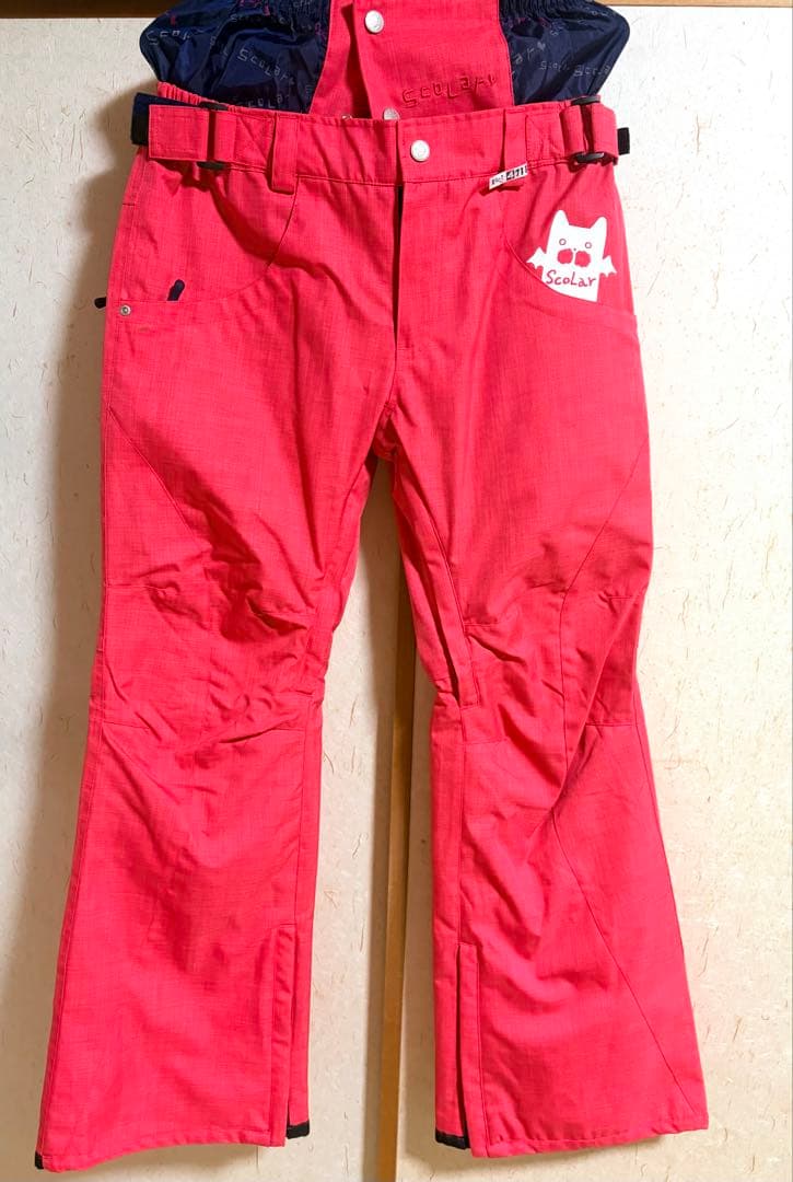 【ほぼ美品】ScoLar スノーボード ウェア 上下　セット スカラー M 総柄