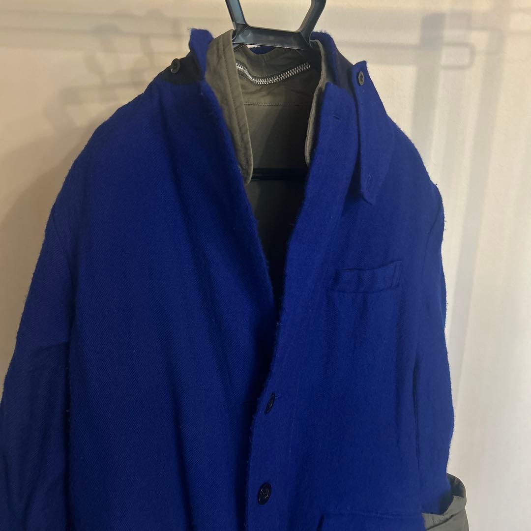 sacaiリバーシブルチェスターコート