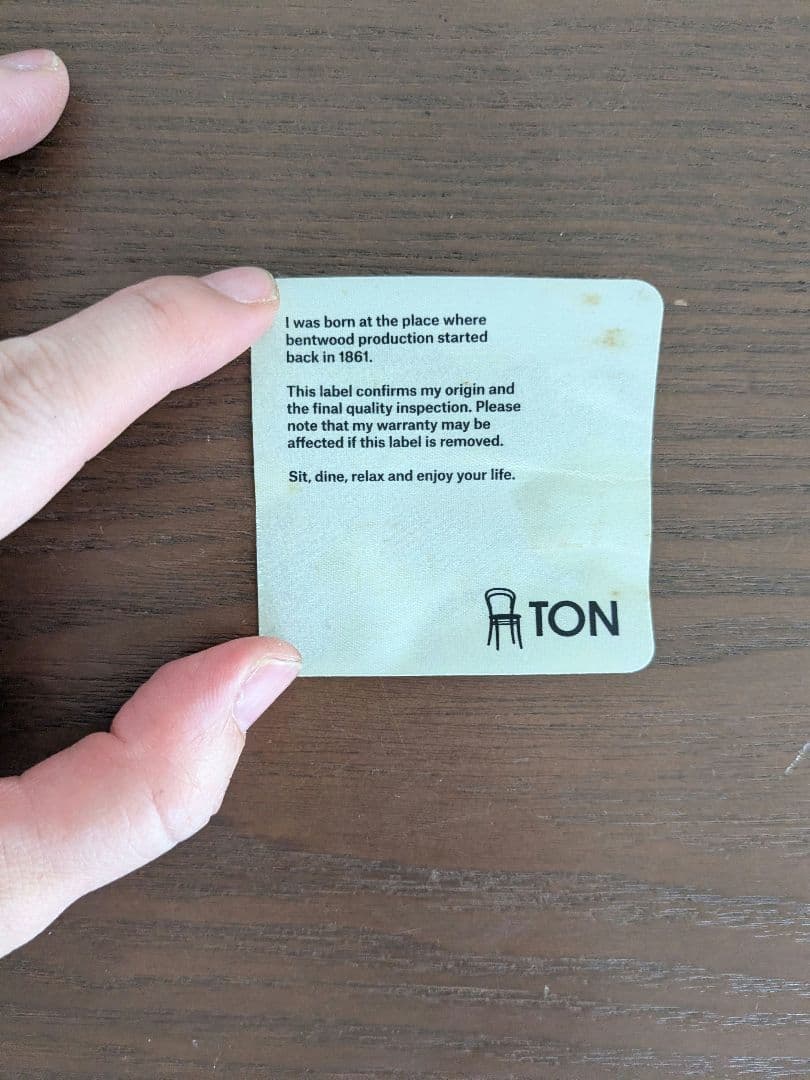 チェコTON社ダイニングチェア