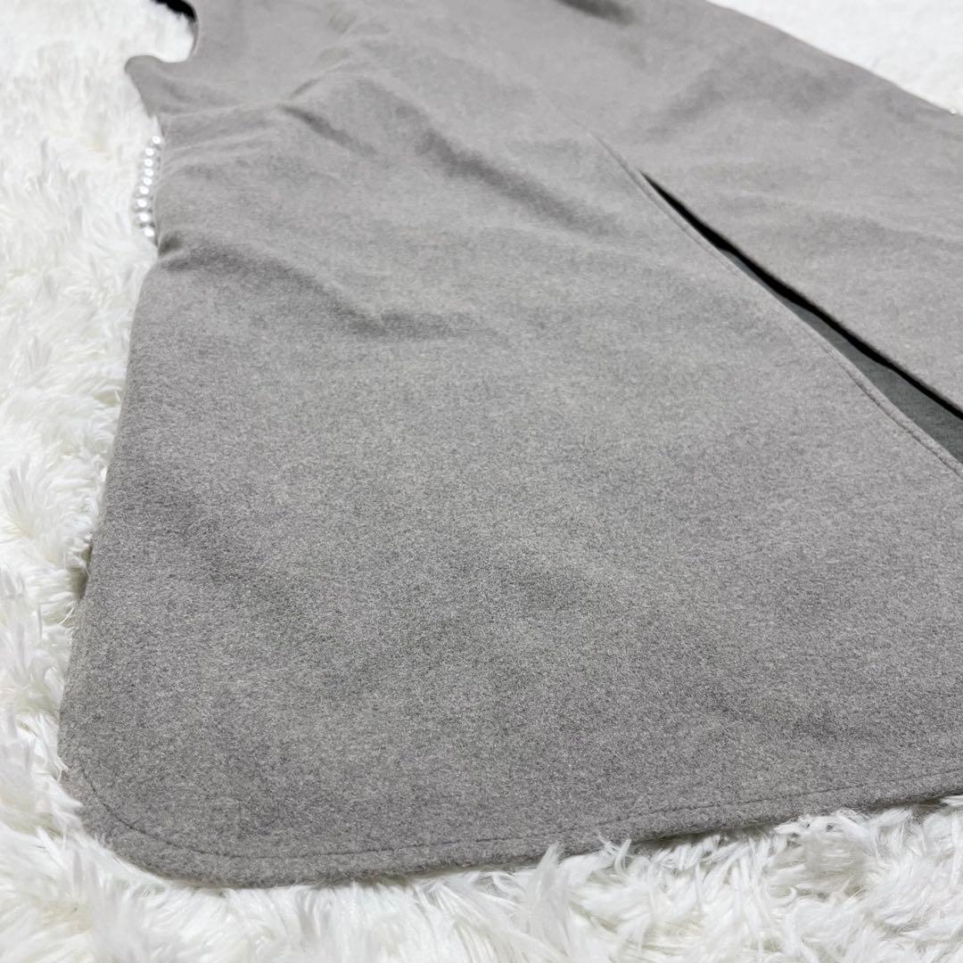 Rose Tiara✨XL ローズティアラ バックフリルロングジレ パール 42