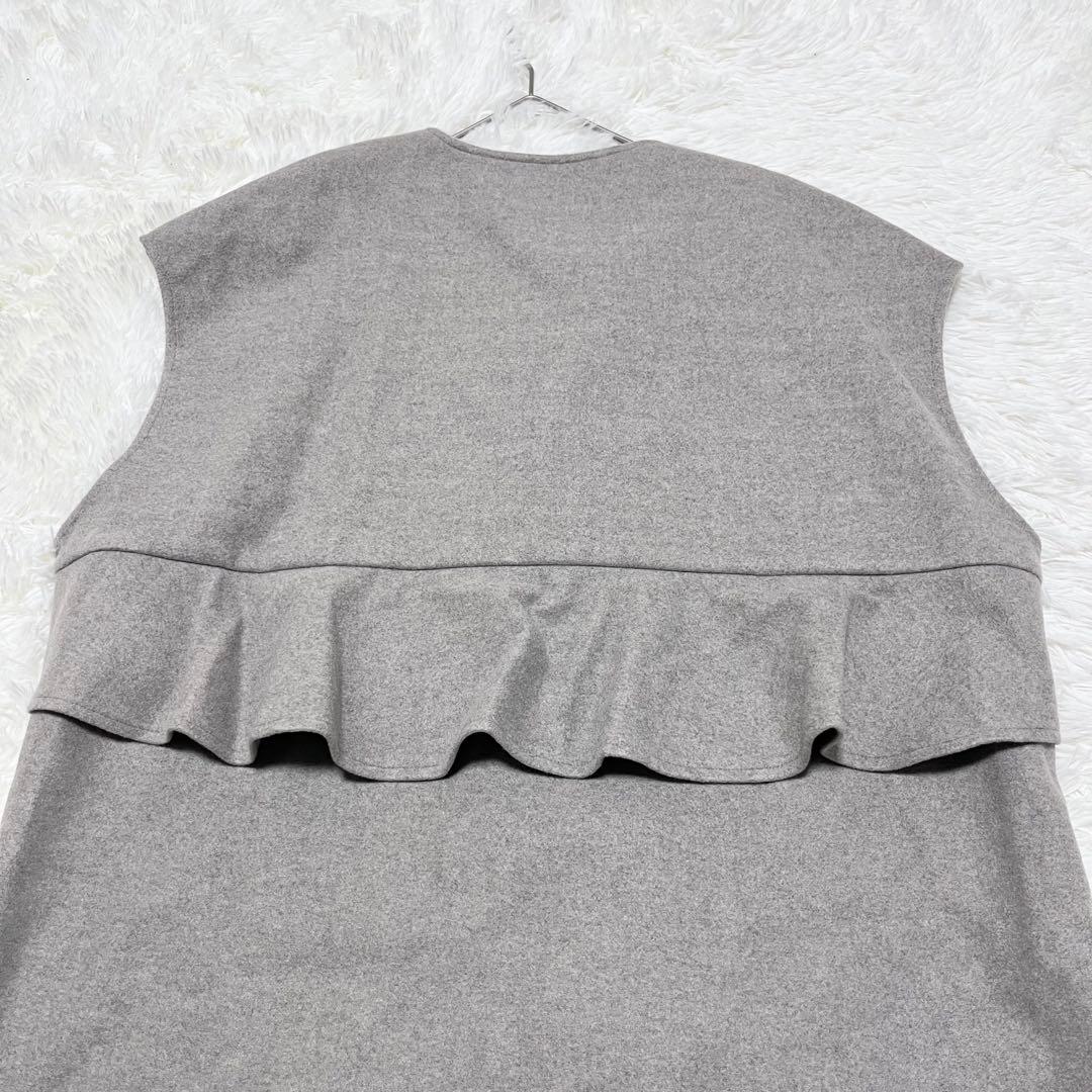 Rose Tiara✨XL ローズティアラ バックフリルロングジレ パール 42