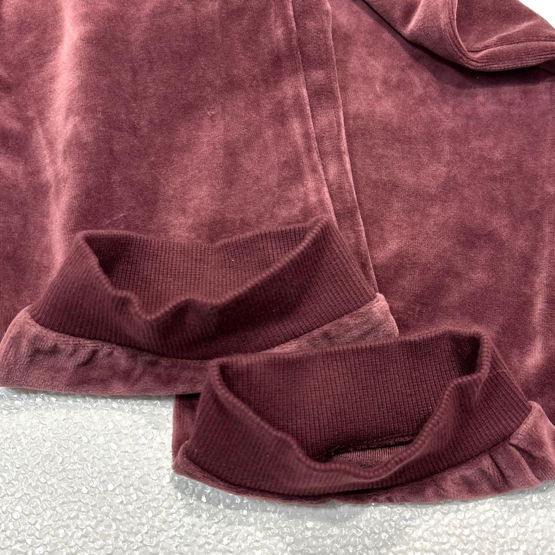 専用【レディースXL】 プーマ　セットアップ　パーカー　パンツ　ベロア　エンジ