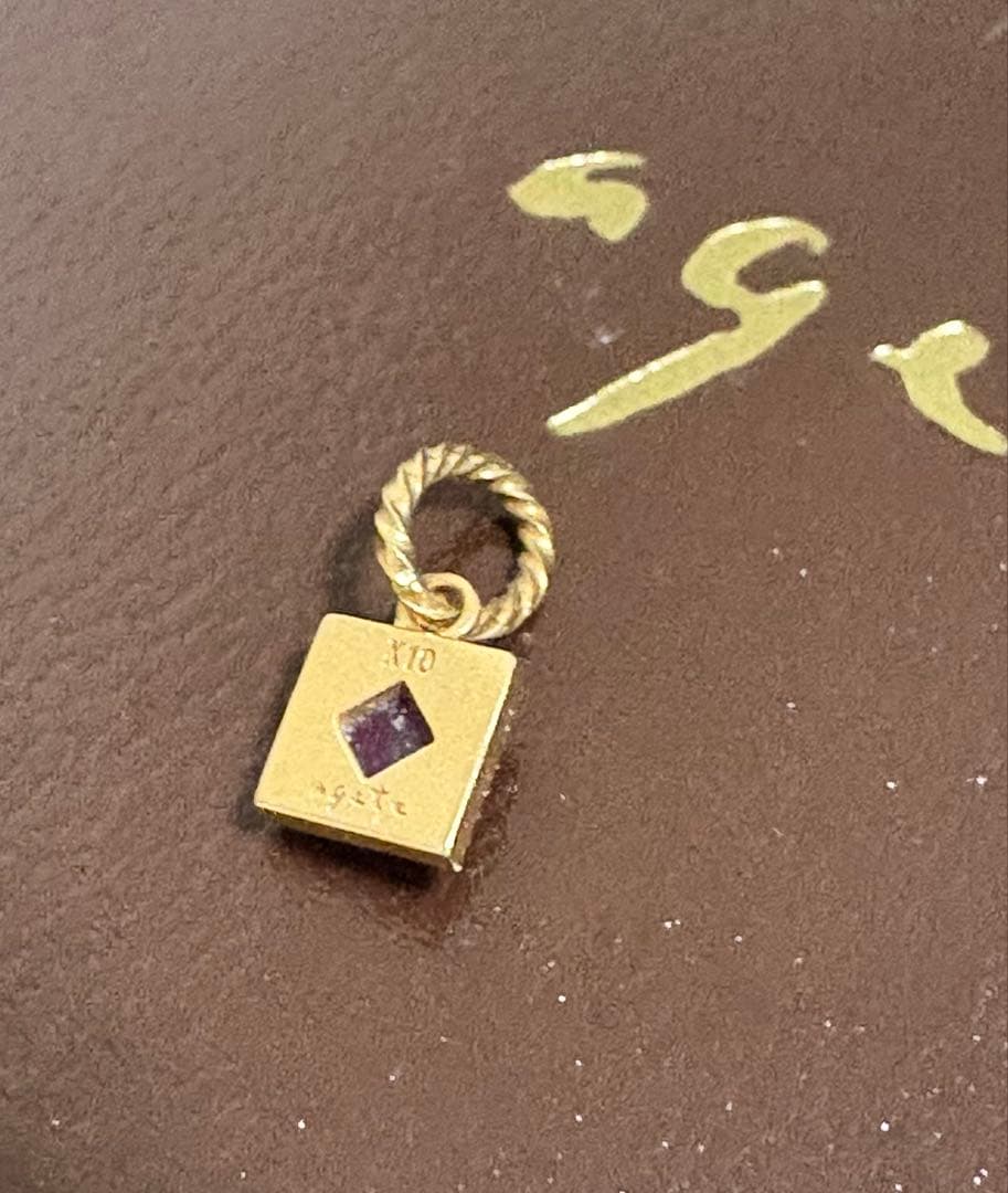 agete K10ルビーチャーム