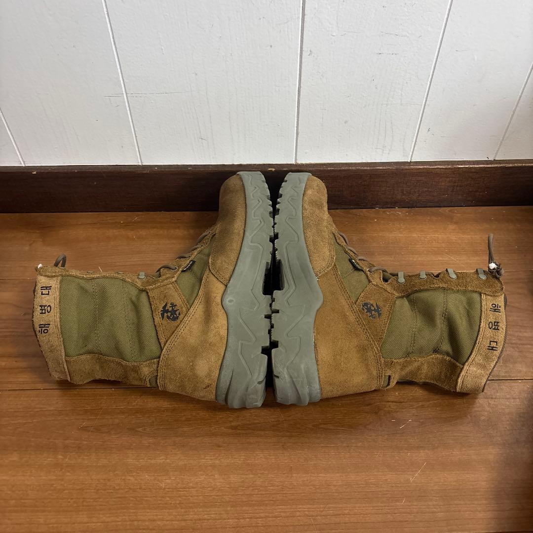 美品　韓国軍　海兵隊　実物　GORE−TEX ミリタリーブーツ　28cm