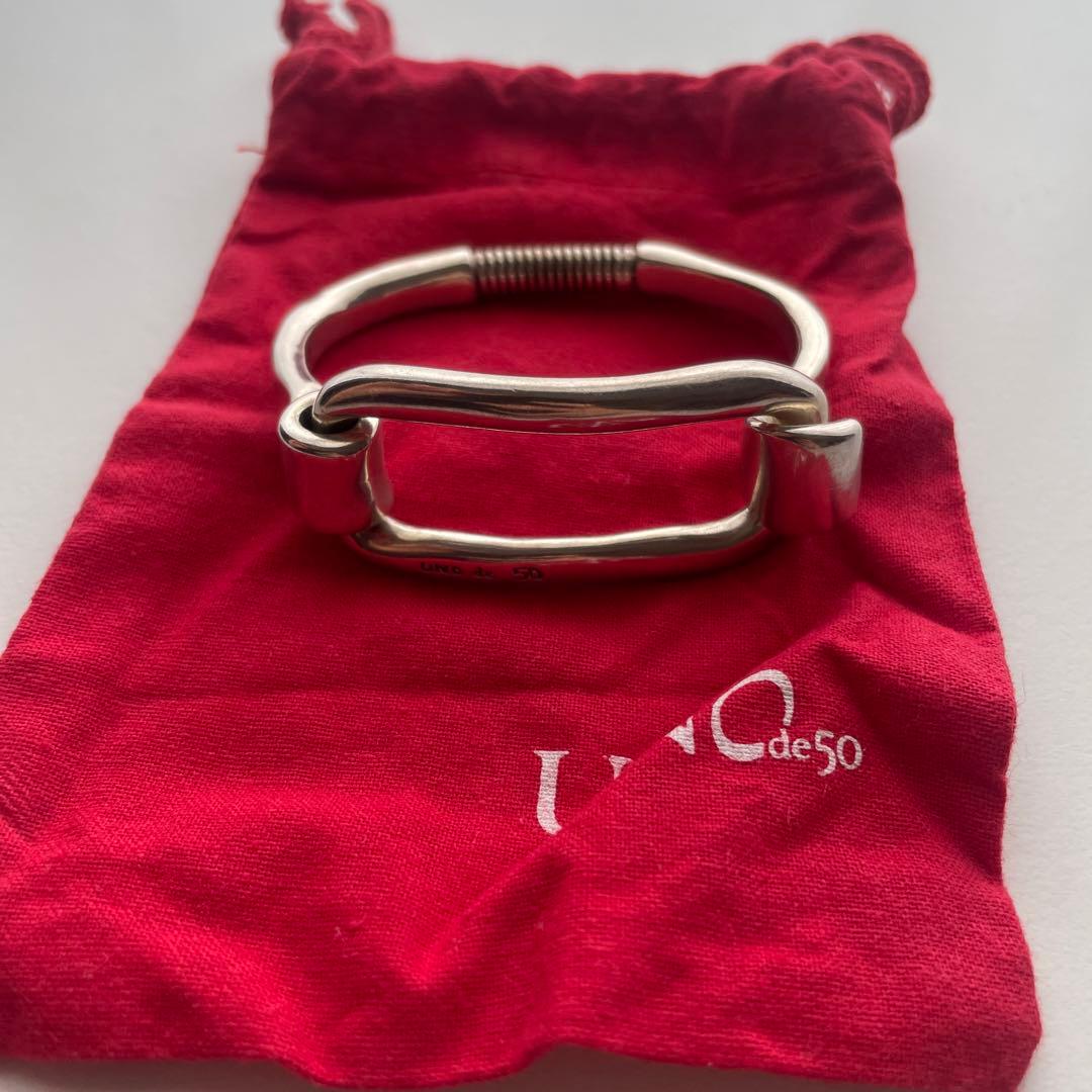 【美品】UNO de 50 ウノデシンクエンタ　バングル　レディース