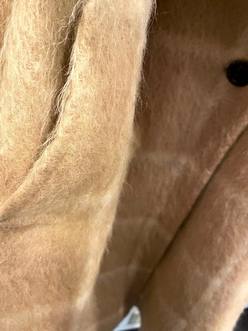 23区　MANTECO シャギー　チェック　コート