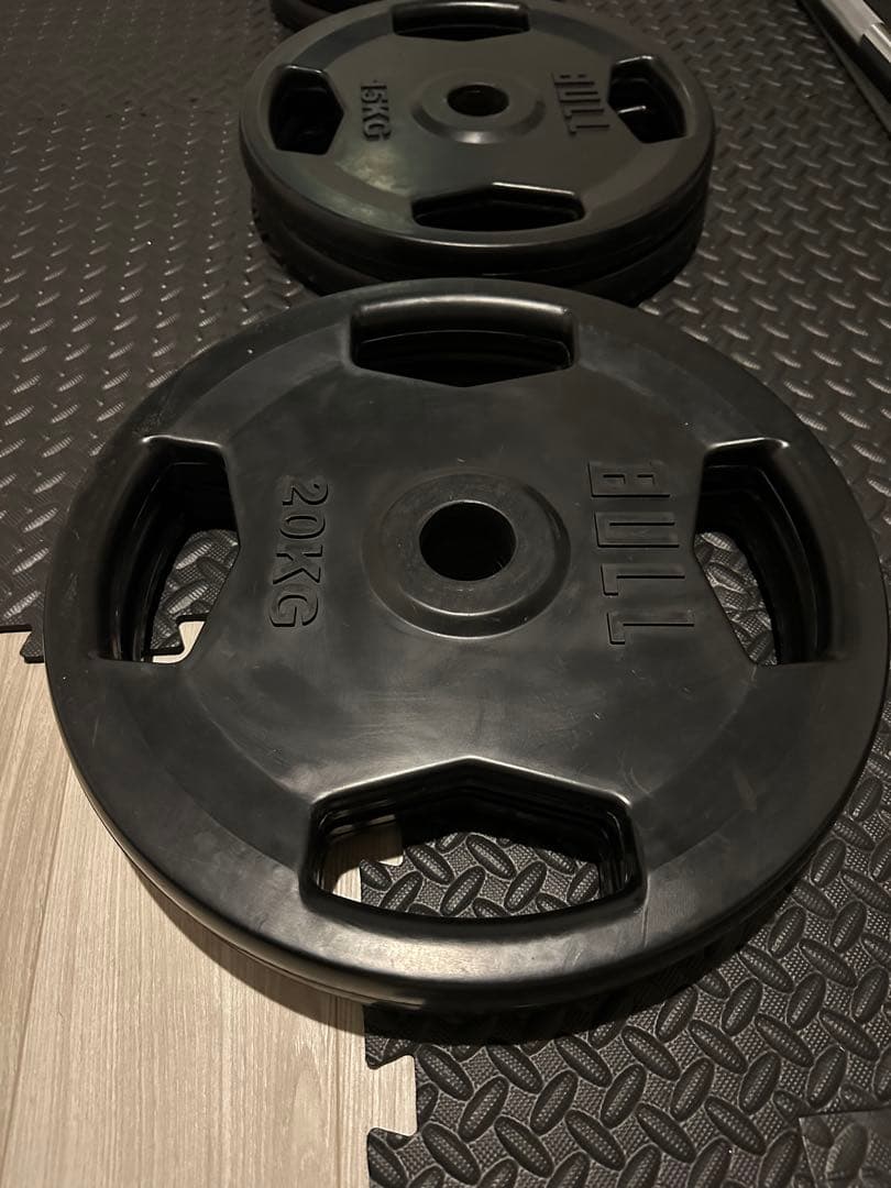 BULL製 ラバープレート 合計107.5キロセット