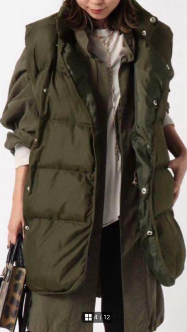 【美品】AP STUDIO NEARBYME オーバーサイズ　ダウンベスト