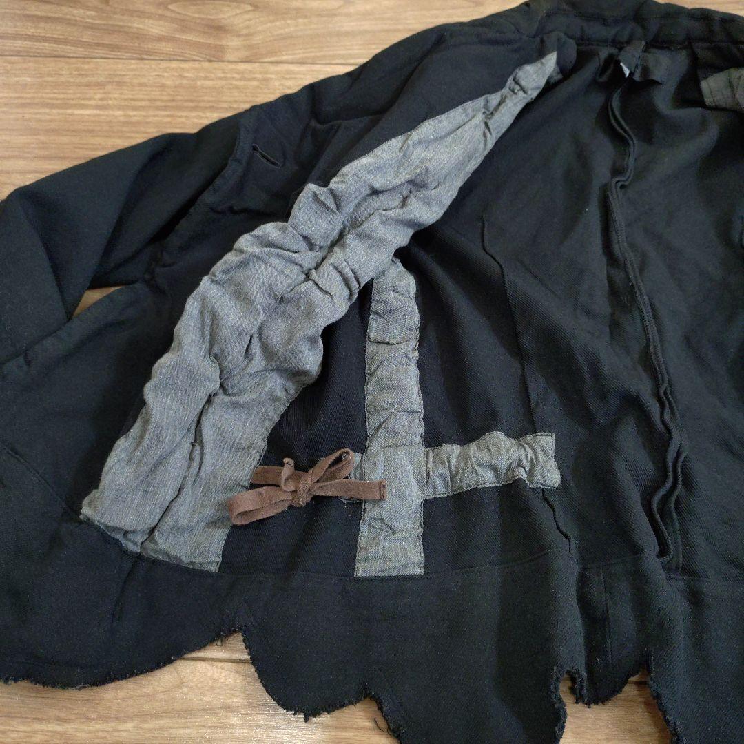 コムデギャルソン ローブデシャンブル　テーラードジャケット М ポリ縮絨加工