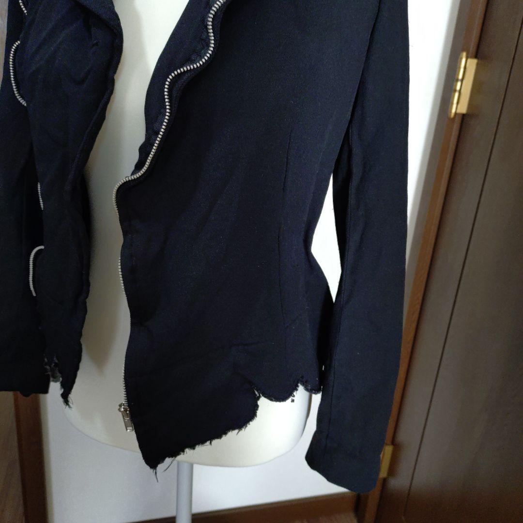 コムデギャルソン ローブデシャンブル　テーラードジャケット М ポリ縮絨加工