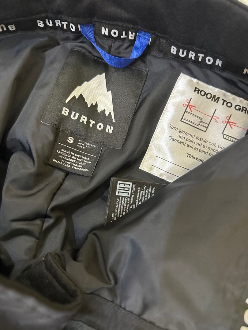 BURTON ブラック スノーボードパンツ 130 cm