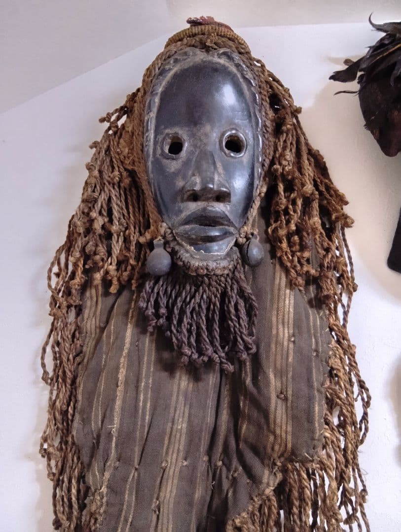 プリミティブアート アフリカ マスク ダン族 仮面 精霊 儀式 祭礼 木彫り