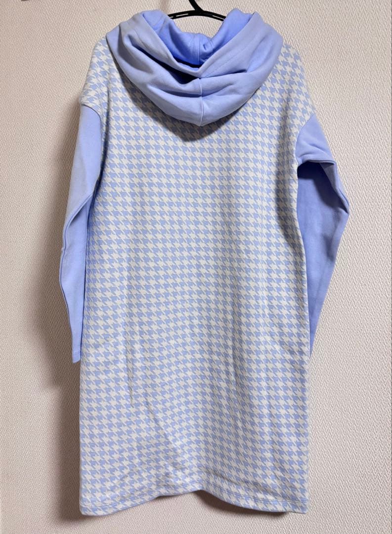 ケイトスペード ガールズ 千鳥フードワンピース 140cm 新品♪