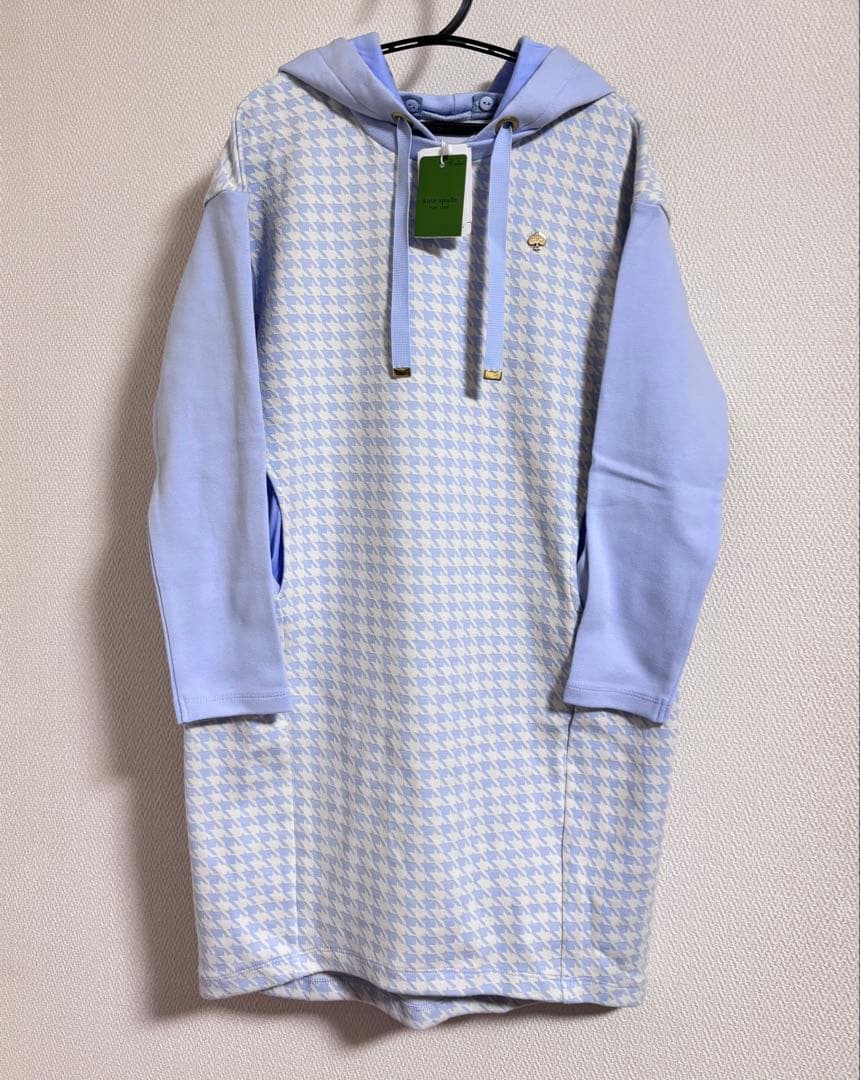 ケイトスペード ガールズ 千鳥フードワンピース 140cm 新品♪