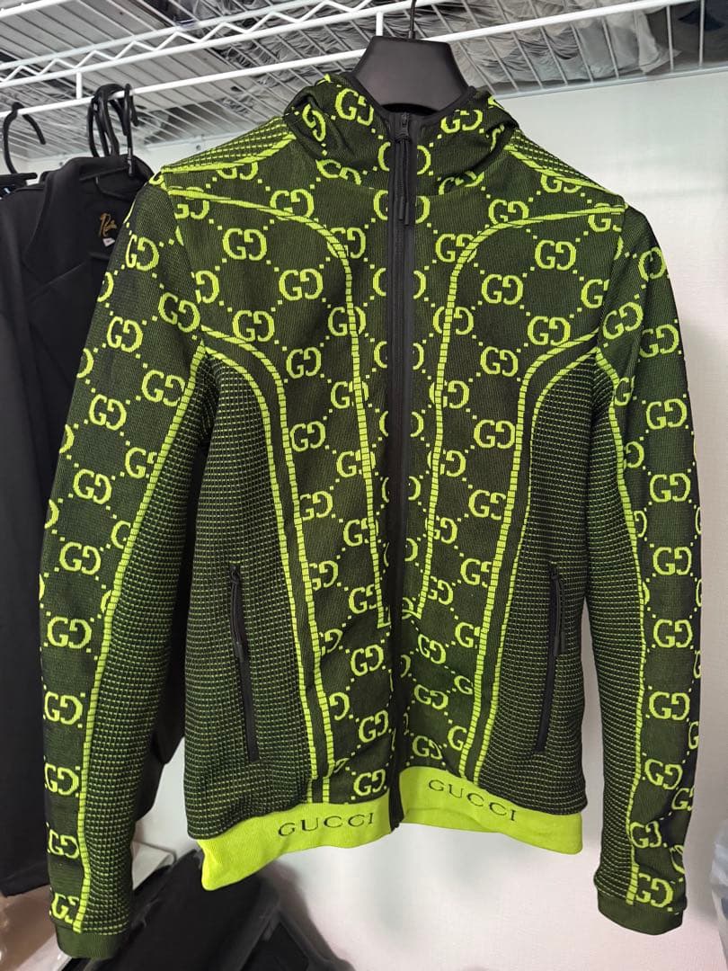 GUCCI グリーン/ブラック　ジャージ