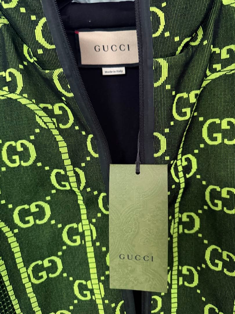 GUCCI グリーン/ブラック　ジャージ
