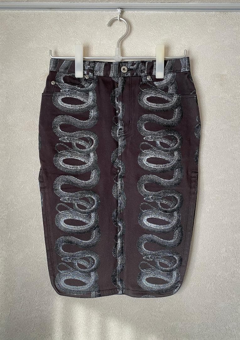 ヒステリックグラマー HYSTERICS ヒステリックス スネーク蛇柄スカート